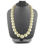Marine Aura Golden Southsea Saltwater Pearl Necklace 11-13 mm