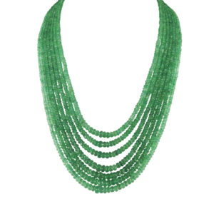 Antique Princess Emerald Necklace