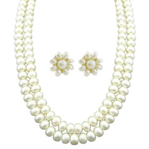 New Two Line Pearl Neckalce