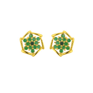 Green Stone Earrings