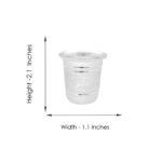 16.4 Grams Silver Glass