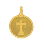 22KT Aadhila Style Traditional Gold Pendants