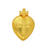 22KT Aahna Style Traditional Gold Pendants