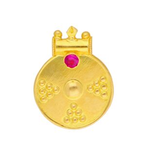 22KT Aaryan Style Traditional Gold Pendants