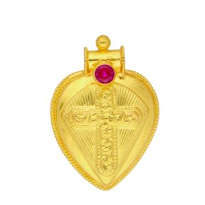22KT Aadvika Style Traditional Gold Pendants