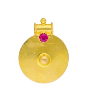 22KT Dhriti Style Traditional Gold Pendants