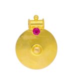 22KT Dhriti Style Traditional Gold Pendants