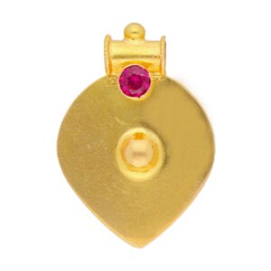 22KT Dadhichi Style Traditional Gold Pendants