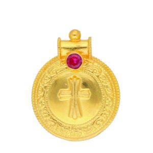 22KT Fuli Style Traditional Gold Pendants