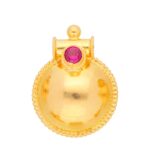 22KT Eenakshi Style Traditional Gold Pendants