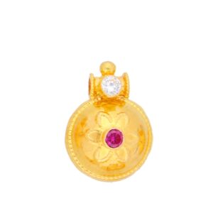 22KT Baijayanthi Style Traditional Gold Pendants