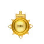 22KT Cakranemi Style Traditional Gold Pendants