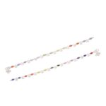 40 Grams Norah stones Silver Payal