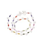 40 Grams Norah stones Silver Payal