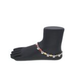 40 Grams Norah stones Silver Payal