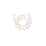 55.96 Grams Latest stones Silver Payal