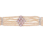 Jaahnavi 5 Lines Round Pearl Choker