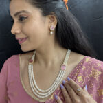 Eva 3 String Pearl Necklace