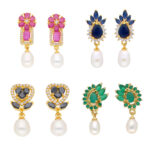 Enchanting Combo of 4 Pair Earrings