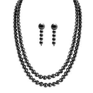 Black Designer Pearl Set