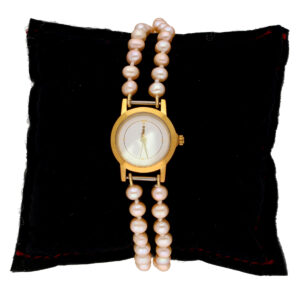 Two String Pink Pearl Watch
