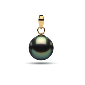 22KT South Sea Natural Black Pendant