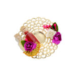 22kt Gold Emerald Bracelet