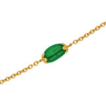 22kt Gold Emerald Bracelet