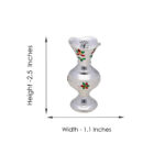 Enamel Silver Incense Stand