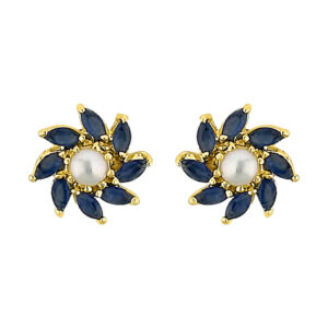 Flower Pearl Earrings