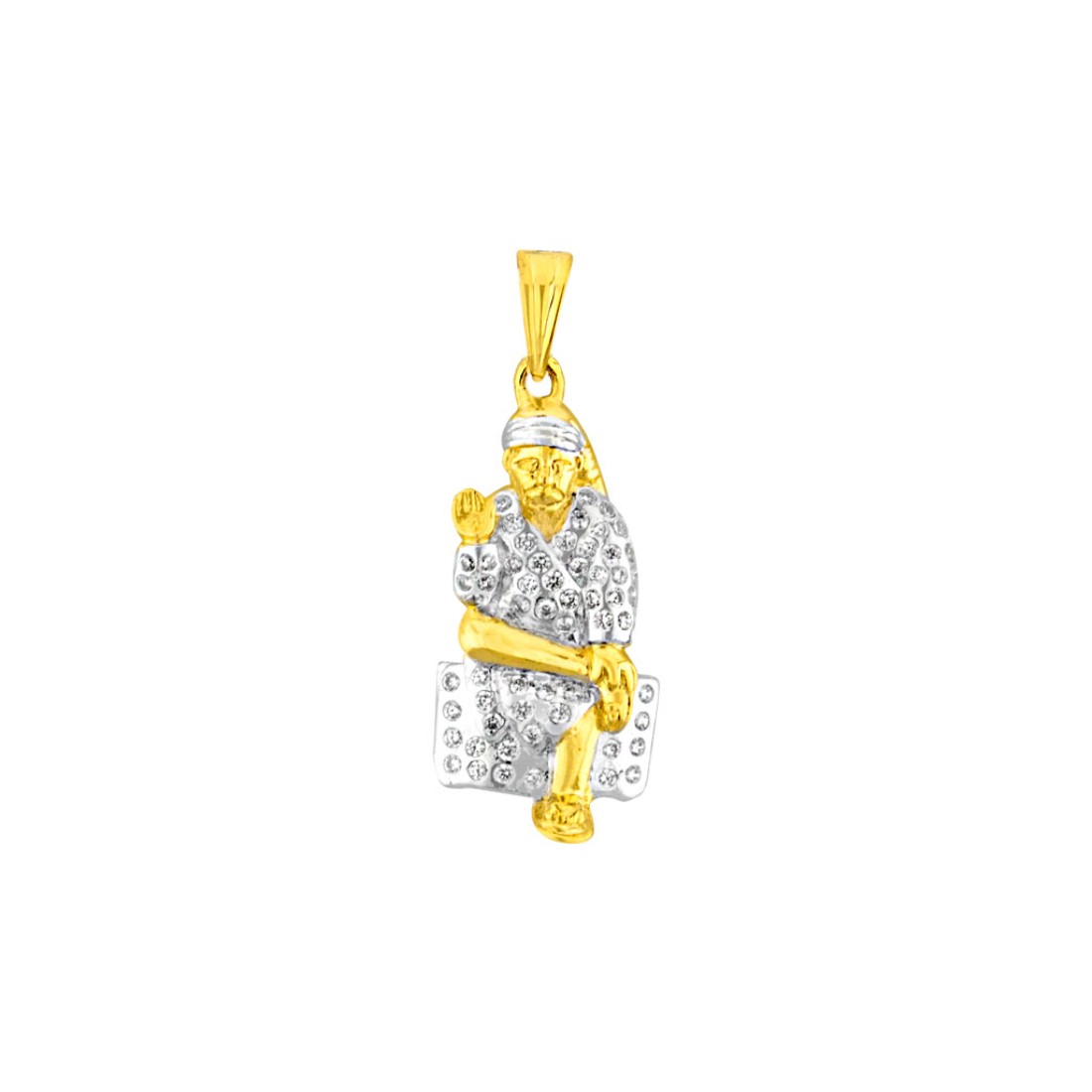 Buy Saibaba Diamond Pendant Online