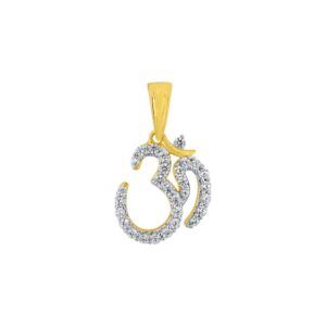 0.30 Carat Om Diamond Pendant