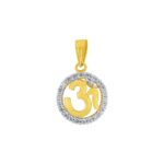 Lotus Ganesh Diamond Pendant