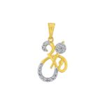 Lotus Ganesh Diamond Pendant