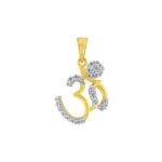 0.30 Carat Om Diamond Pendant