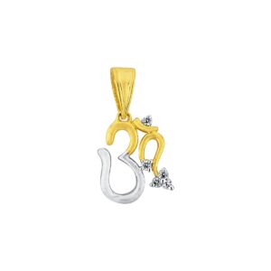 Lotus Ganesh Diamond Pendant