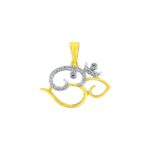 Om Ganesh Diamond Pendant