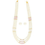 Triple Line Pearl Necklace