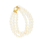 Bunch Of 3 Line Pearl Bracelet