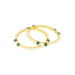 Emerald Matching Bangle Of Pearls