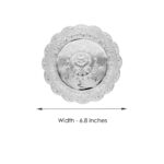 Silver Pooja Thali By Sri Jagdamba Pearls