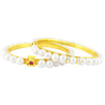 Precise Pearl Bangles