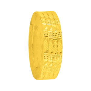 BIS hallmarked 22k (916) Gold Bangle's 40.61 Grams