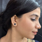 Jeevika 925 Silver Stud Earrings