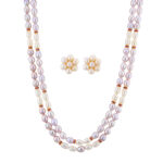 Crisp Pearl Necklace Set