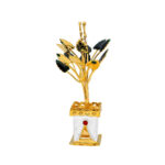 Pooja Golden Tulsi Silver Plant