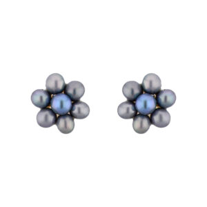 Grey Pearl Earrings