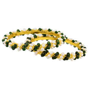 Green Combination Bangle