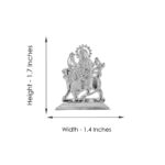 Silver Durga Idol