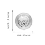 61 Grams Pooja Silver Thali